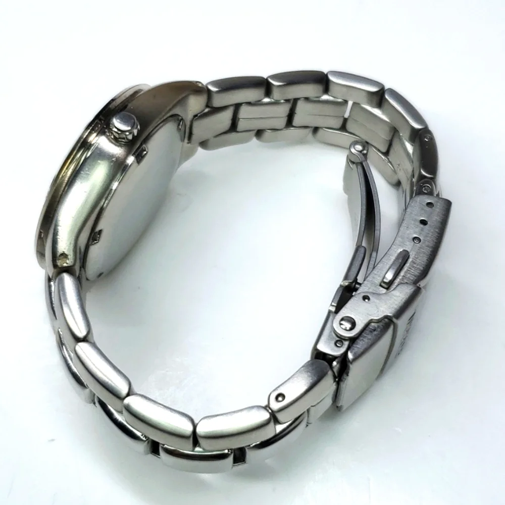 Fossil Blue Watch AM3301 Silver Watch Silver Wristband Silver Face Watch